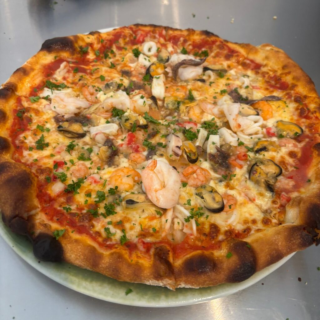 pizza scampi